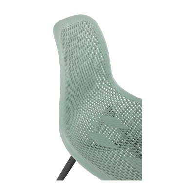 Scaun dining, verde/ negru, TEGRA TYP 2