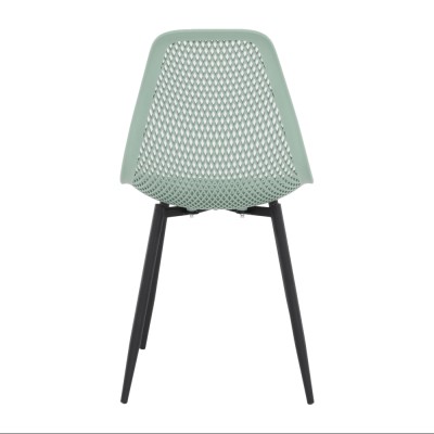 Scaun dining, verde/ negru, TEGRA TYP 2