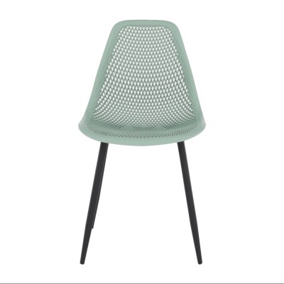 Scaun dining, verde/ negru, TEGRA TYP 2