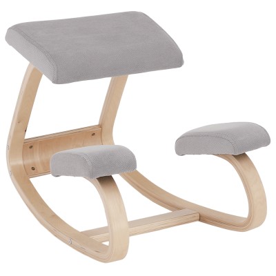 Scaun ergonomic, gri/ natural, RENAR