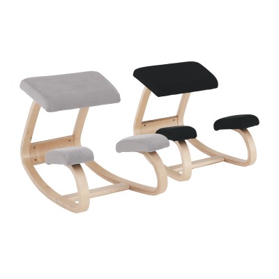 Scaun ergonomic, gri/ natural, RENAR