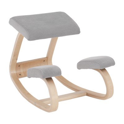 Scaun ergonomic, gri/ natural, RENAR