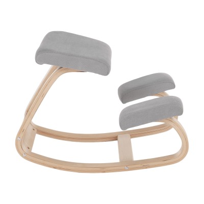 Scaun ergonomic, gri/ natural, RENAR