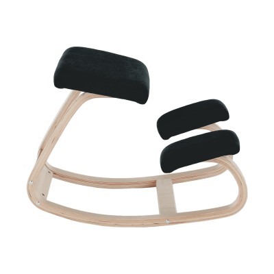 Scaun ergonomic, negru/ natural, RENAR