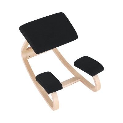 Scaun ergonomic, negru/ natural, RENAR