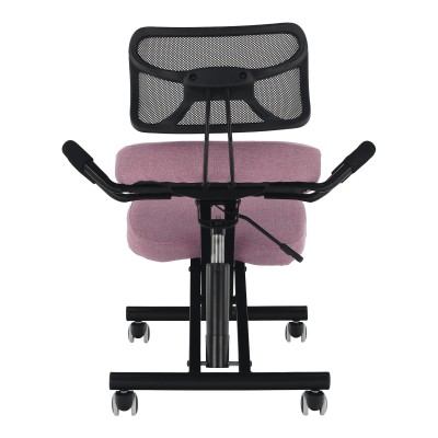 Scaun ergonomic, roz/ negru, RUFUS