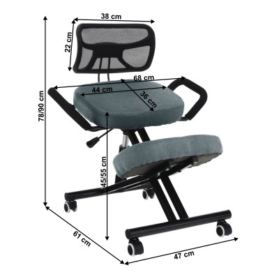 Scaun ergonomic RUFUS