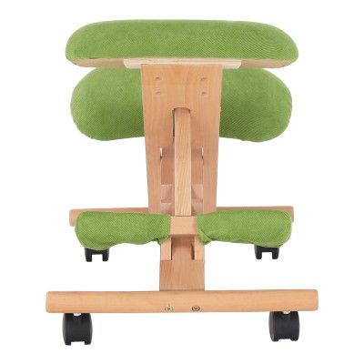 Scaun ergonomic, verde/ fag, GROCO