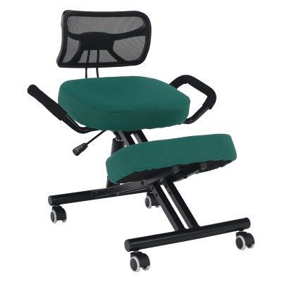 Scaun ergonomic, verde/ negru, RUFUS