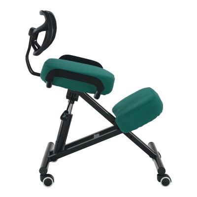 Scaun ergonomic, verde/ negru, RUFUS