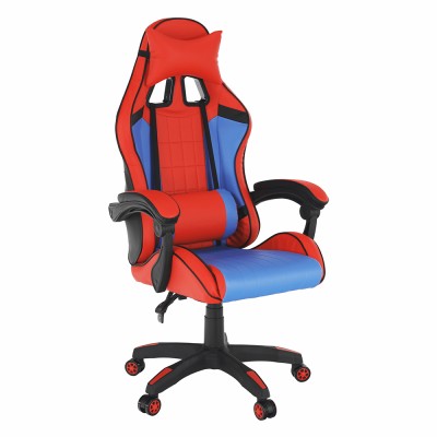 Scaun gaming, albastru/ roşu, SPIDEX