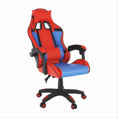 Scaun gaming, albastru/ roşu, SPIDEX