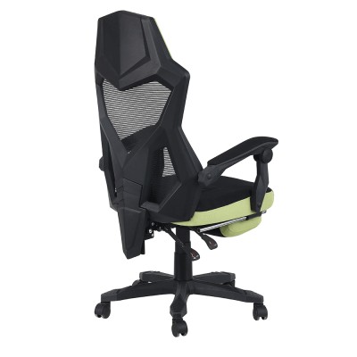 Scaun gaming, negru/ verde, TOM