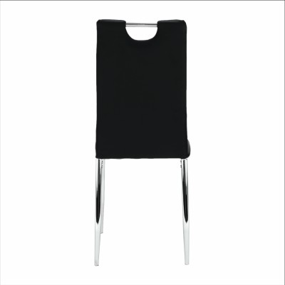 Scaun modern, negru/ alb, SIGNA