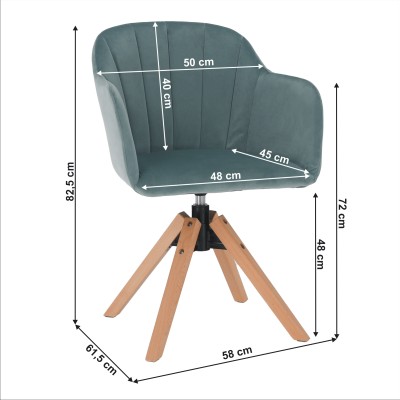 Scaun modern, neomint/ fag, DALIA