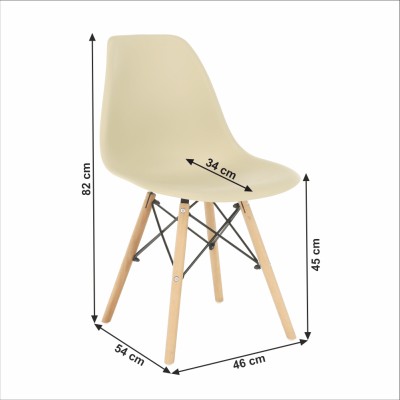 Scaun modern, vanilie, CIRILA