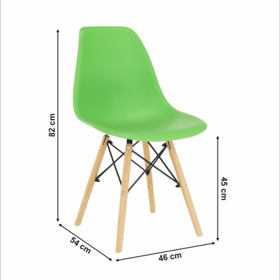 Scaun modern, verde/ fag, CIRILA