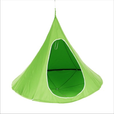 Scaun suspendabil tip balansoar, verde, LIN