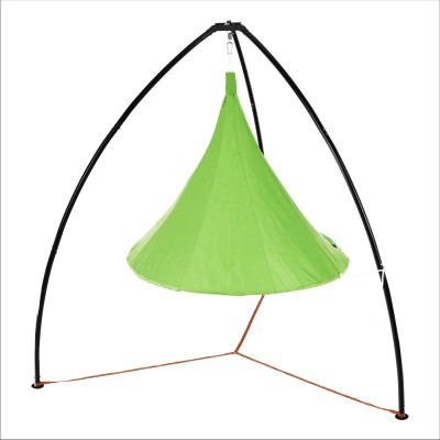 Scaun suspendabil tip balansoar, verde, LIN