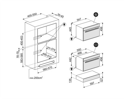 Sertar vidare SMEG - CPV315X