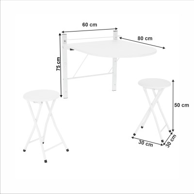 Set dining 1+2, alb, AMADEO