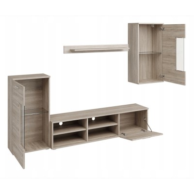 Set mobilier living, stejar sonoma, SAMI