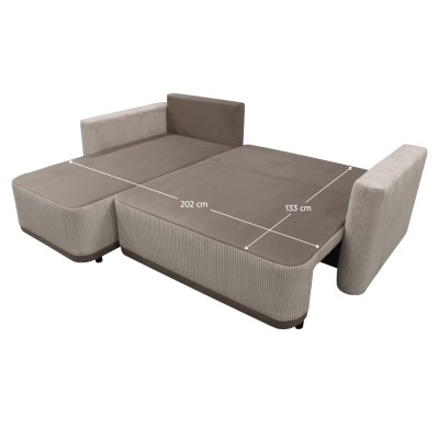 Set universal canapea, gri-bej Taupe, SENTY ROH